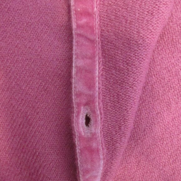 GAP MATERNITY WOMEN'S SIZE L SWEATER PINK CARDIGAN CLASSIC LS KNIT WOOL BLEND W/ - Picture 6 of 12